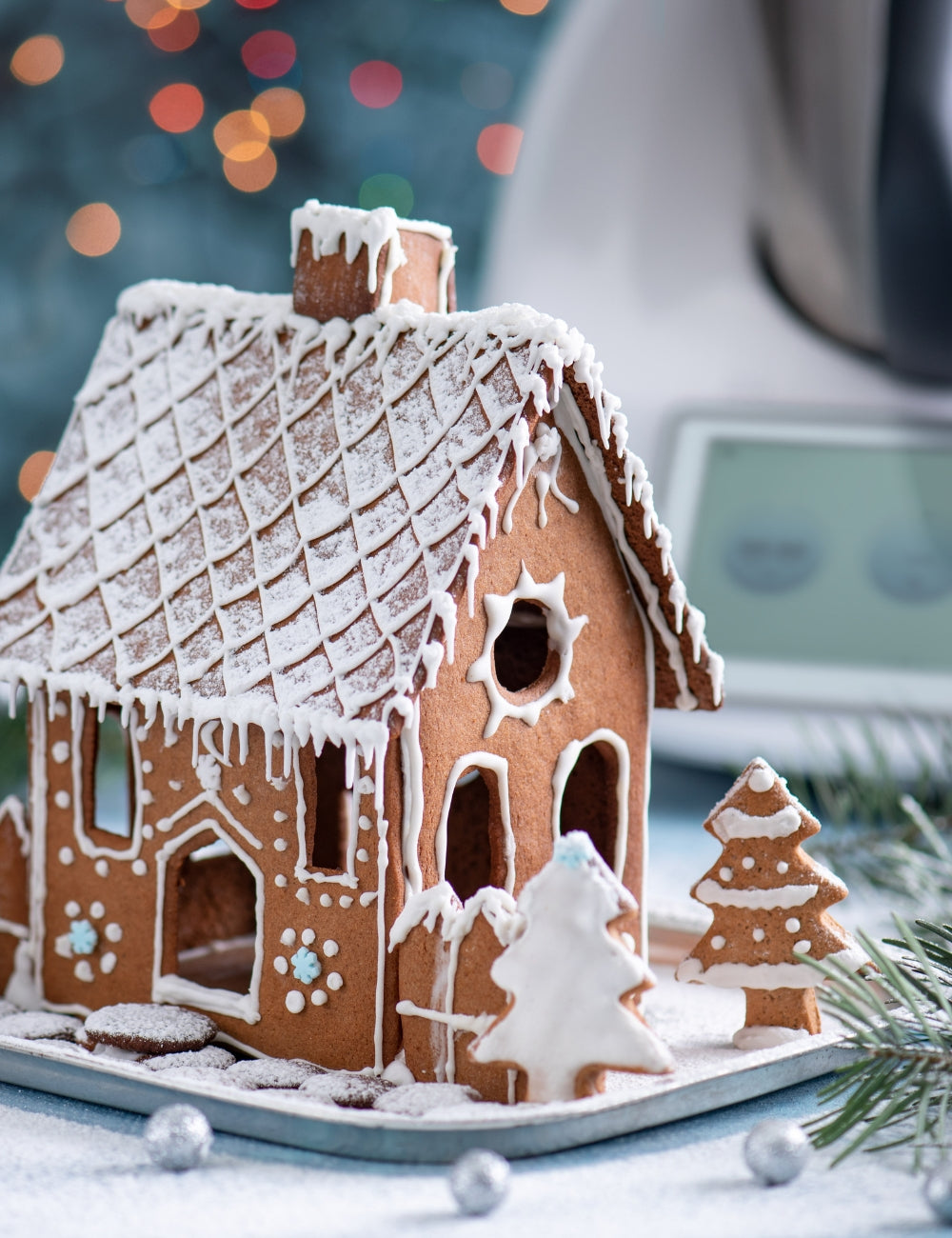 Moule en Pain d'Épice Maison de Noël de Silicone DIY Biscuits