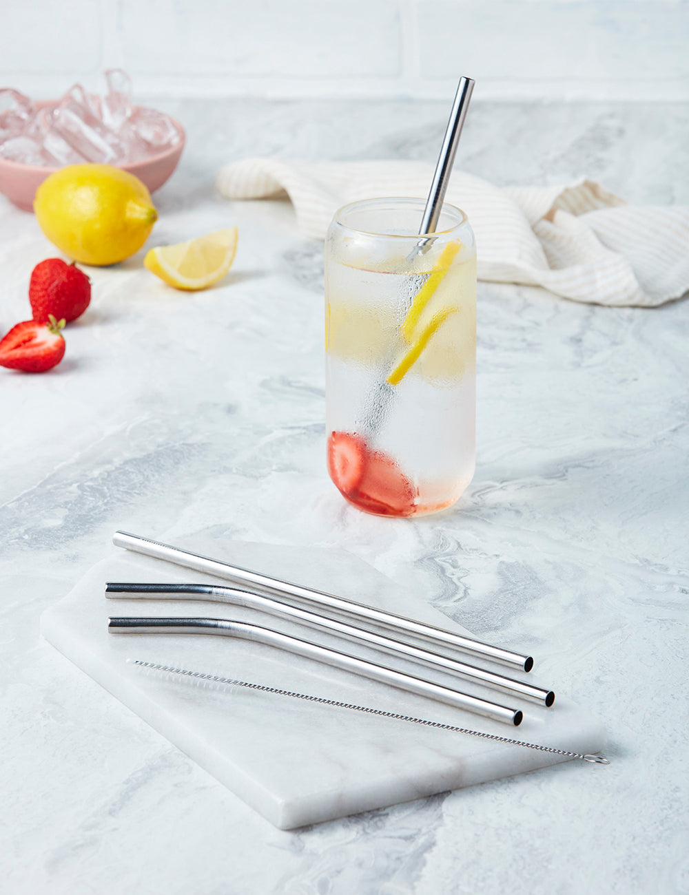 Stainless Steel Straw Set